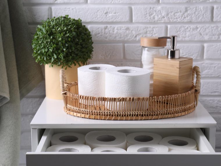 organiser efficacement votre papier toilette