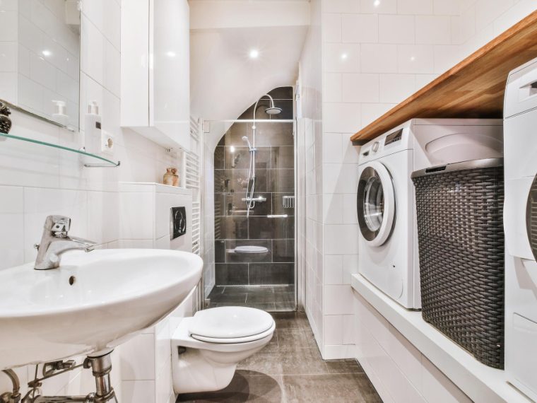 Aménager une salle de bain de 3m2 avec lave-linge