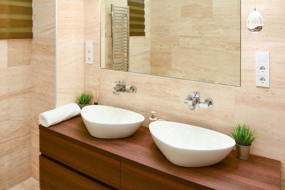 Meuble double vasque salle de bain 120cm 