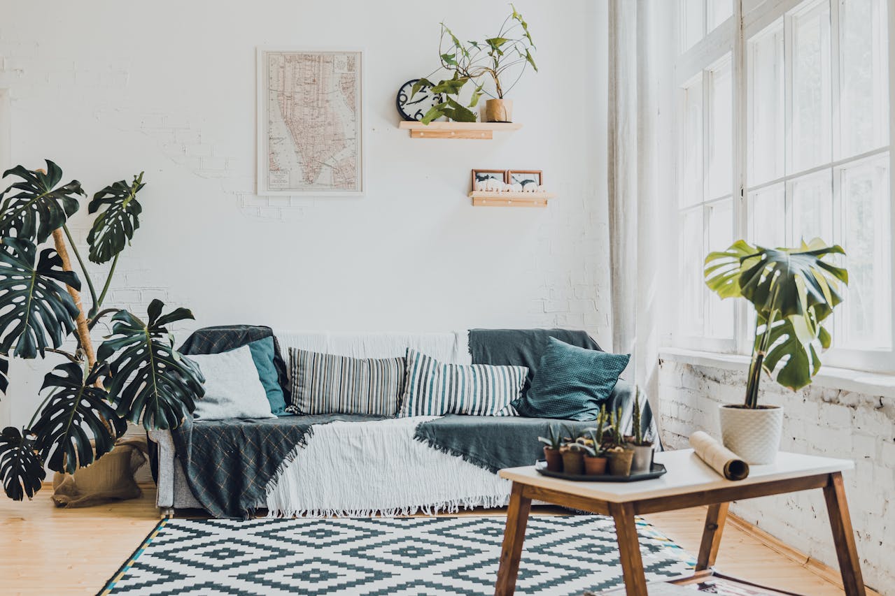 déco pour un salon cocooning chaleureux